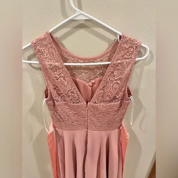 BeryLove Blush Pink Lace Cocktail Dress - Size Small - Picture 4 of 9